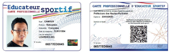 Carte professionnel